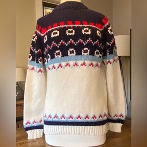 Vintage 80s 90s National Shirt Shops Alpine Ski Fair Isle Sweater Dad Grandpa M